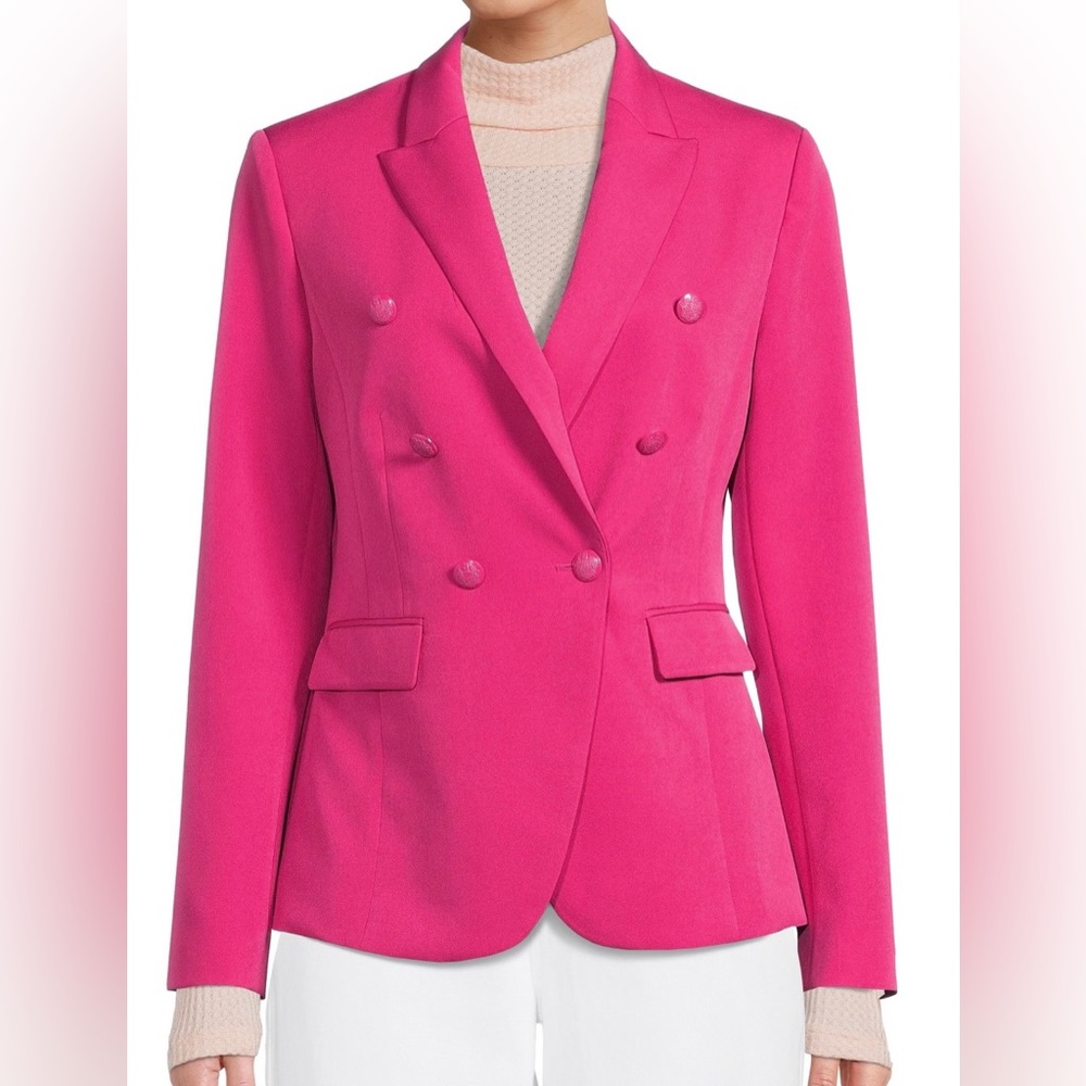 Ecru Crepe Blazer
